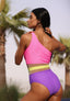 TAMARA || One Piece || Multicolor Barbie Pink and Purple