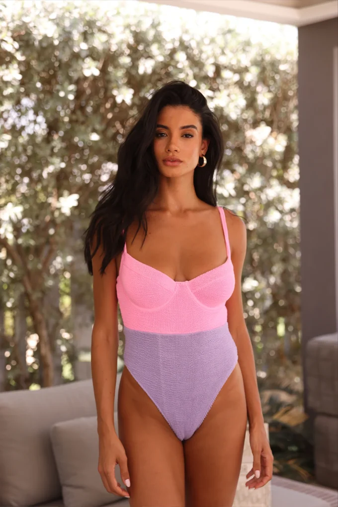 Sugar Pop One-Piece Swimwear - cotton candy